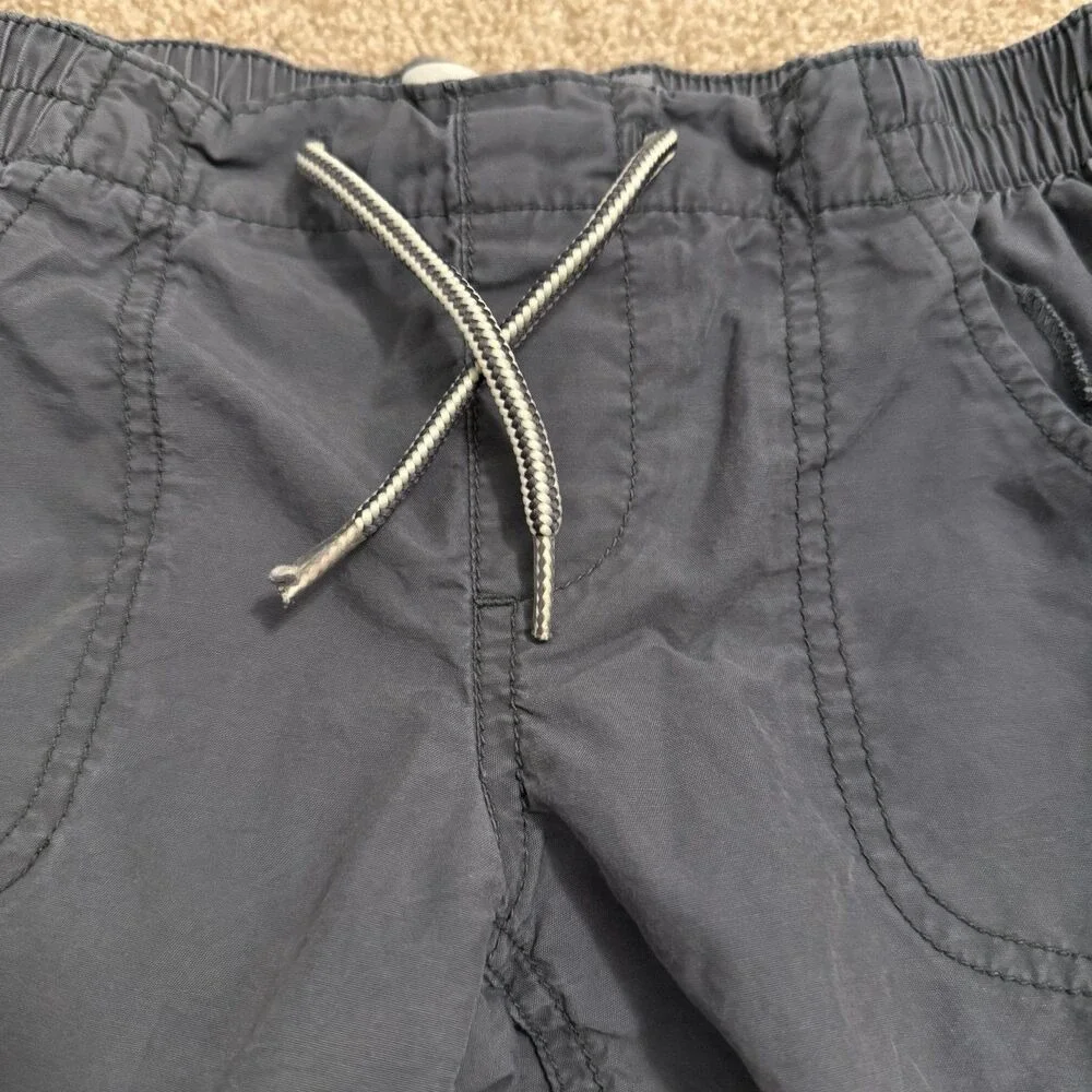 Old Navy Pull On Shorts Girls Size M 8 Gray Elastic Waist Drawstring‎ Pockets